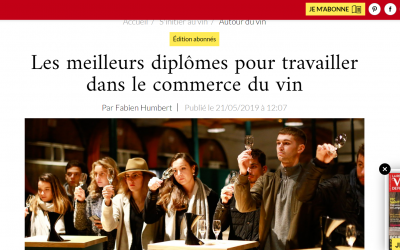 L’ISV dans le spécial formation de la Revue des Vins de France