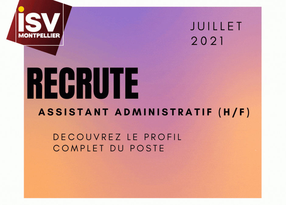 L’ISV recrute