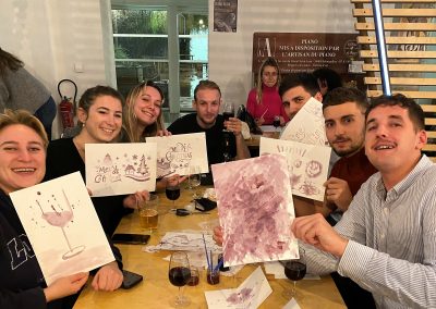 The Wine Painting Experience