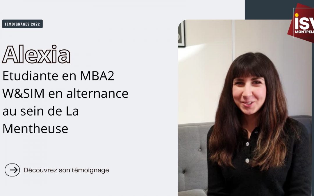 Alexia – étudiante en MBA 2