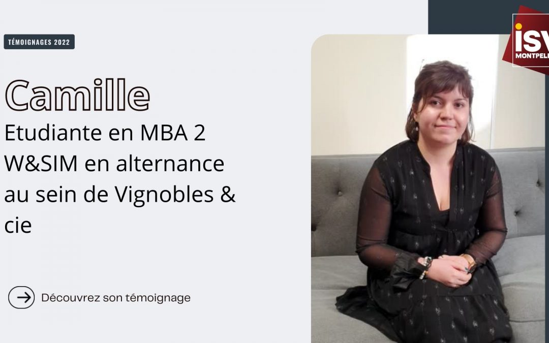 Camille – étudiante en MBA 2