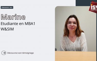 Marine – étudiante en MBA 1