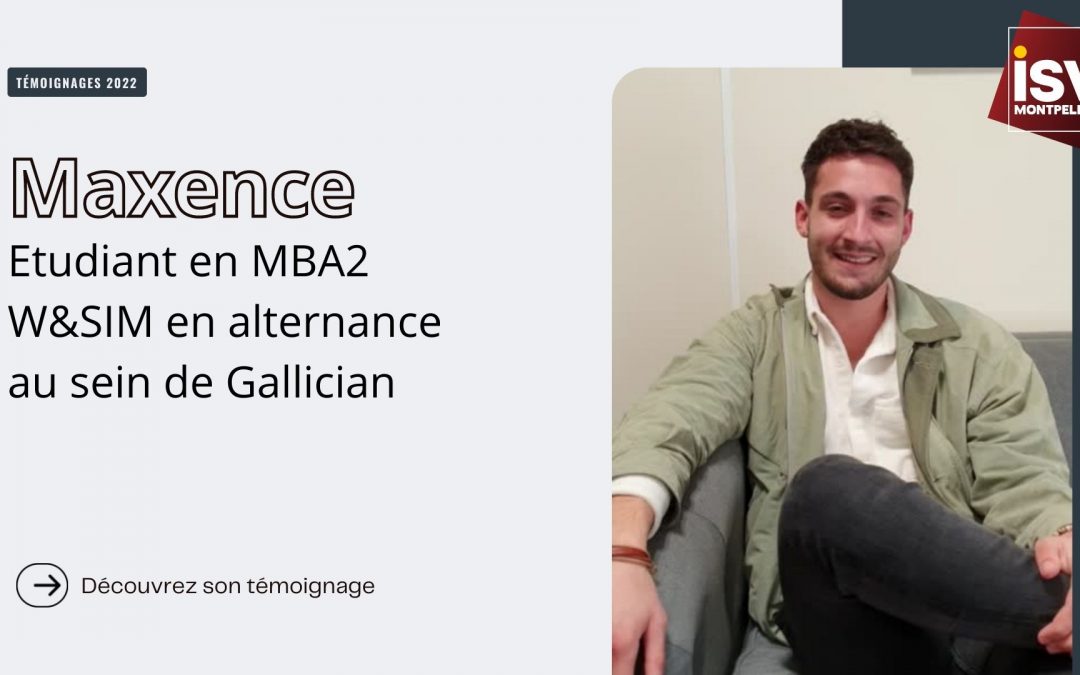 Maxence – étudiant en MBA 2