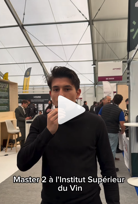 Les étudiants en Mastère vins et spiritueux de l’ISV au micro de Vitijob